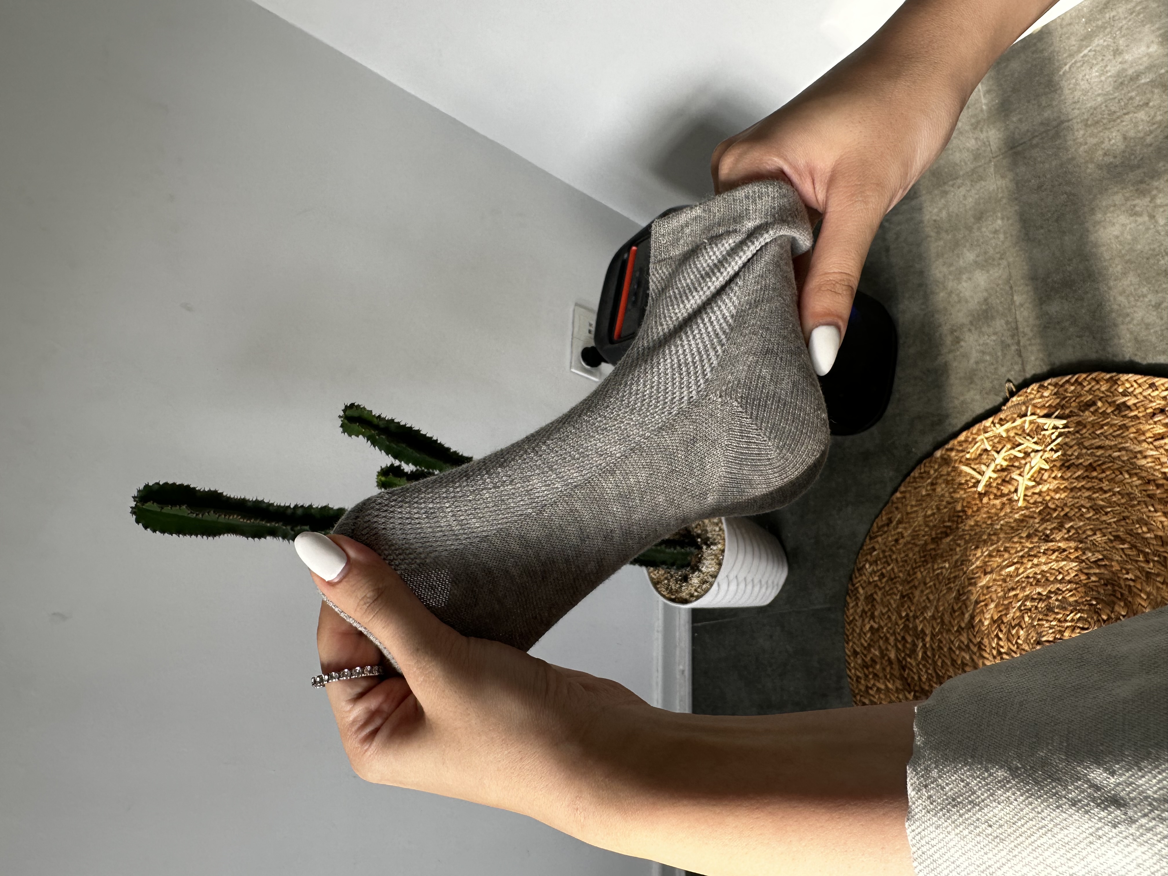 جوراب افزایش قد پارچه‌ای